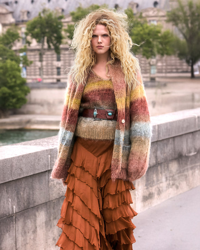 Stone Cardigan -  Brown - Image 3