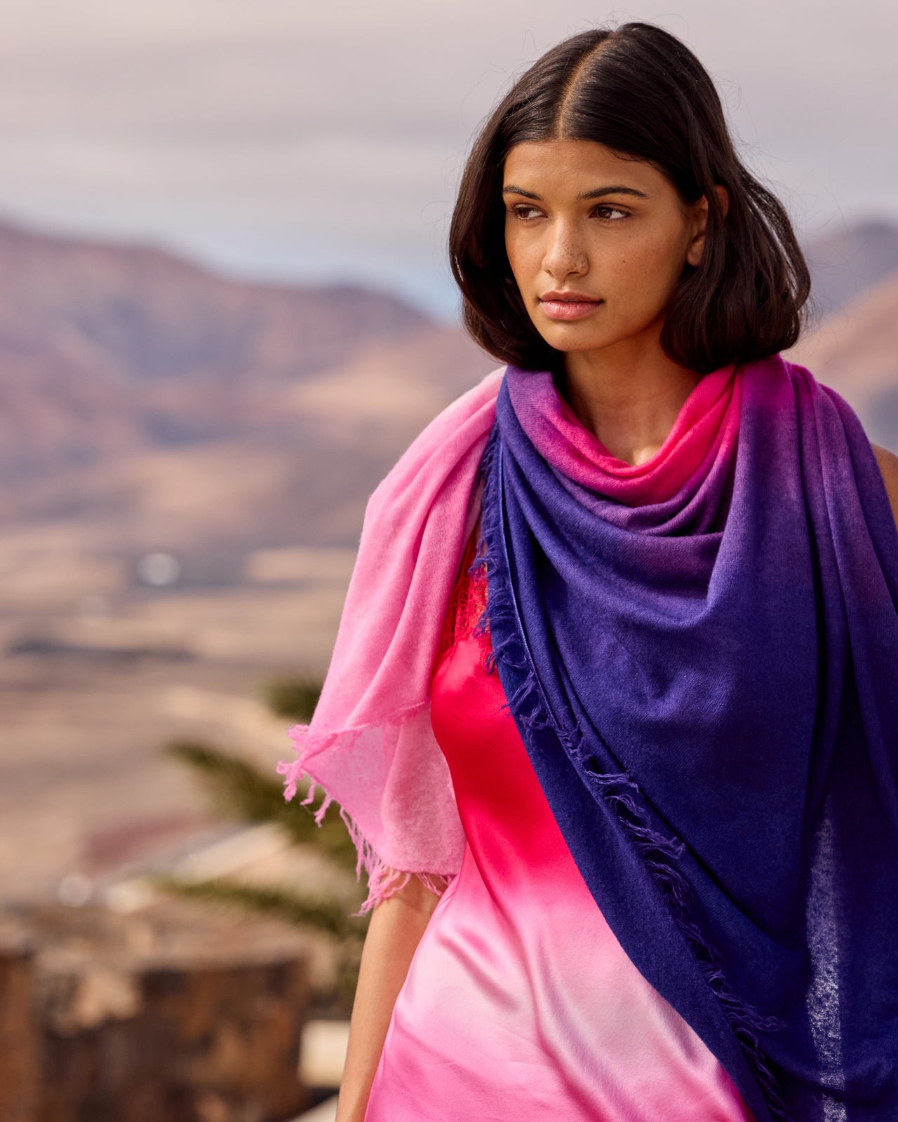 Tinku Scarf -  Pink - Image 4