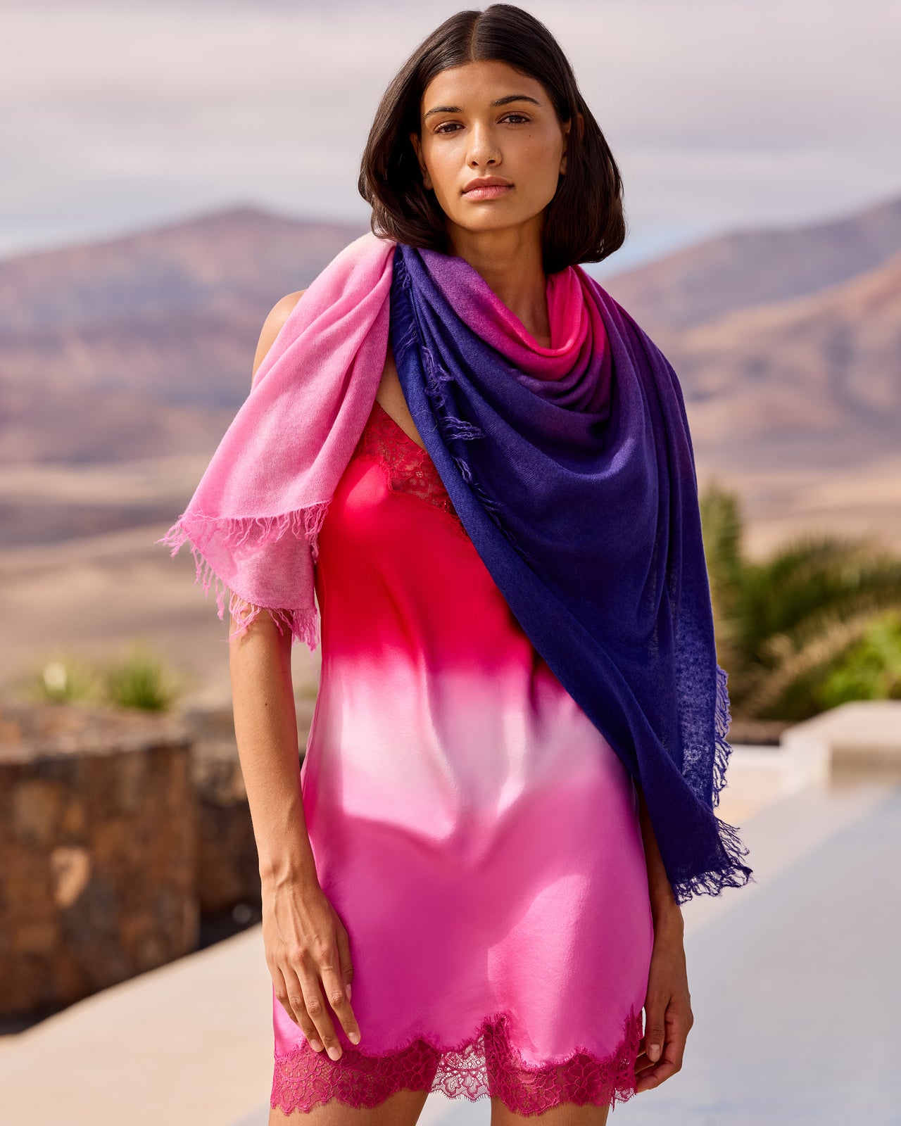 Tinku Scarf -  Pink - Image 1
