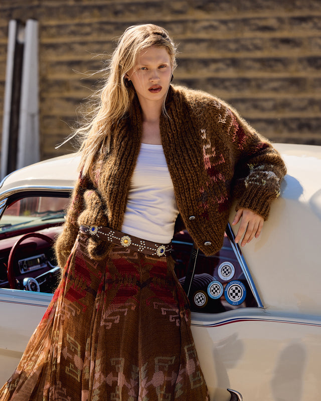 Alia Cardigan - Brown - Image 1