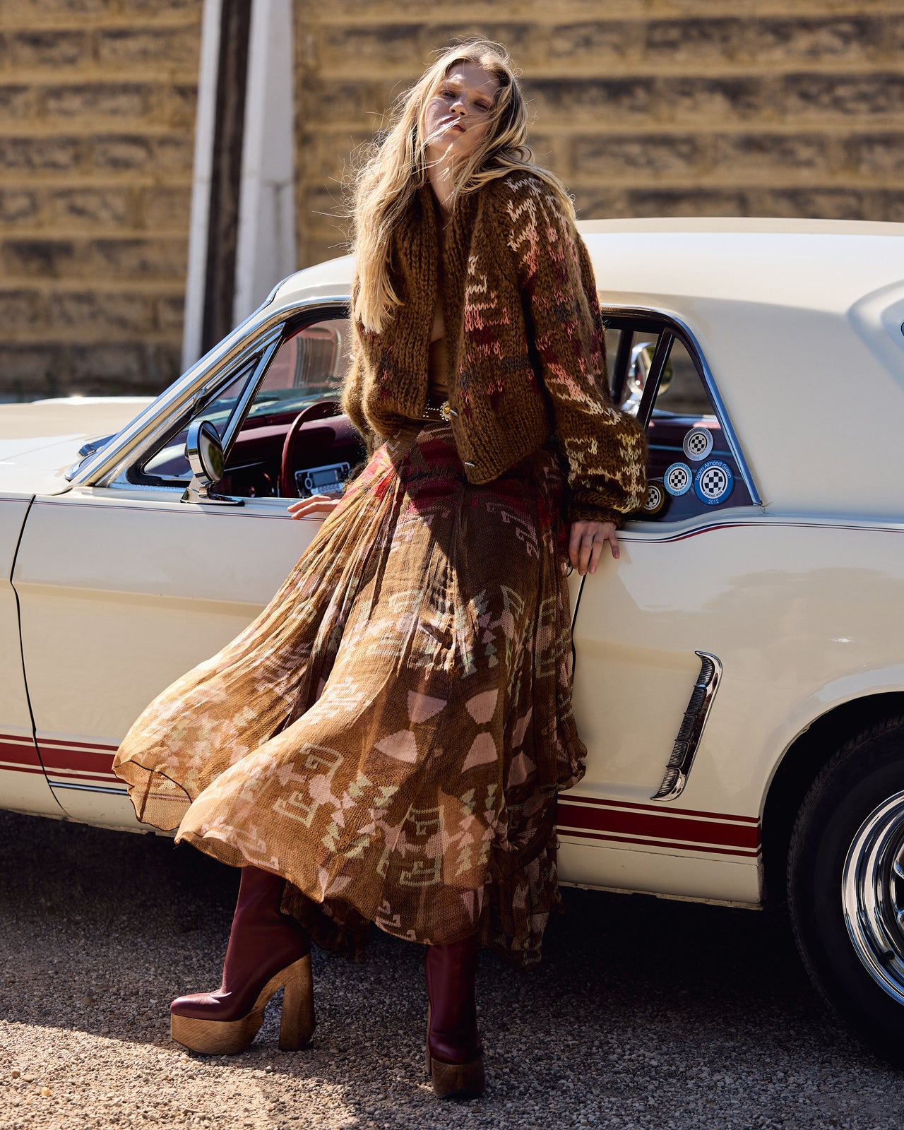 Alia Cardigan - Brown - Image 6