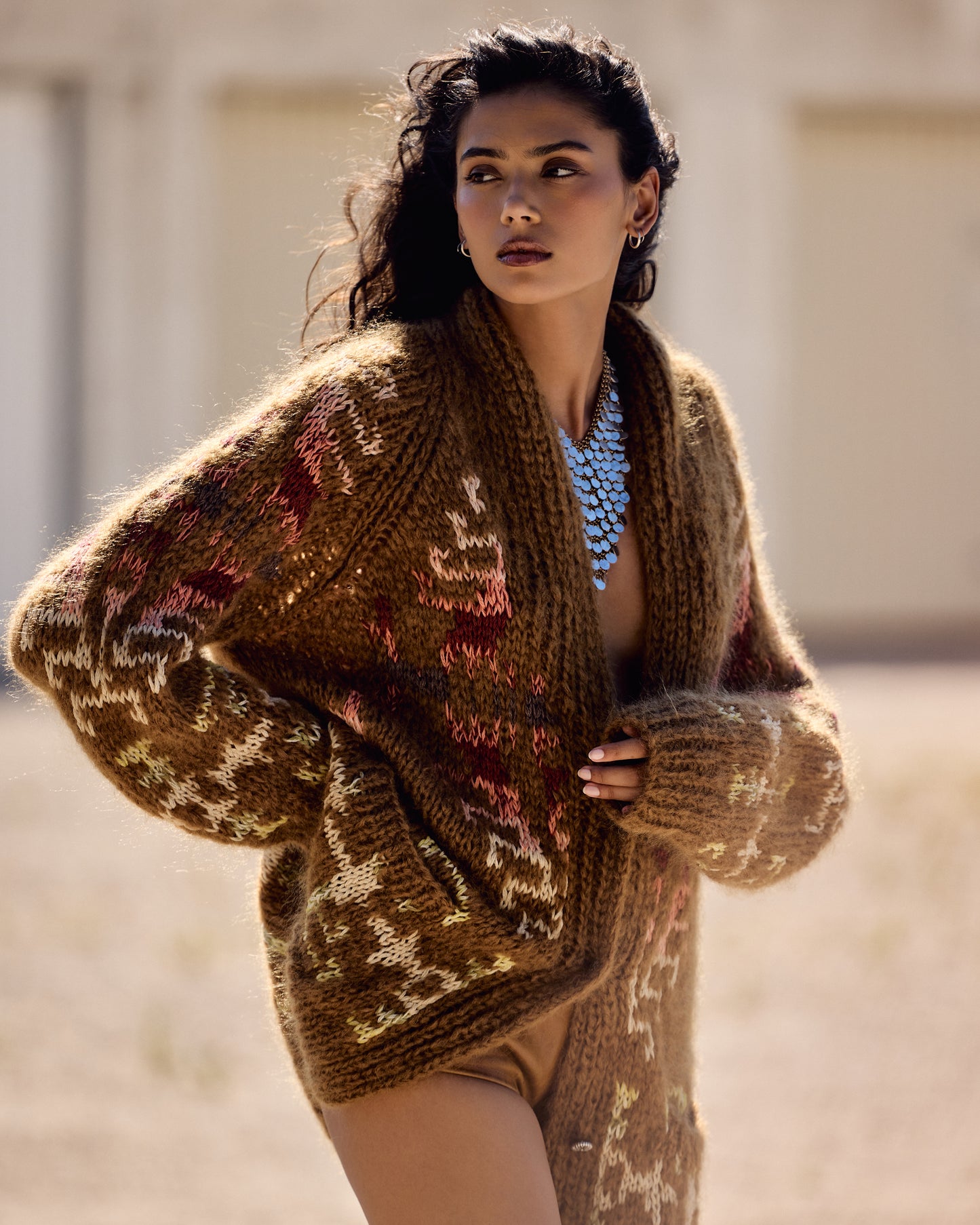 Alita Cardigan - Brown