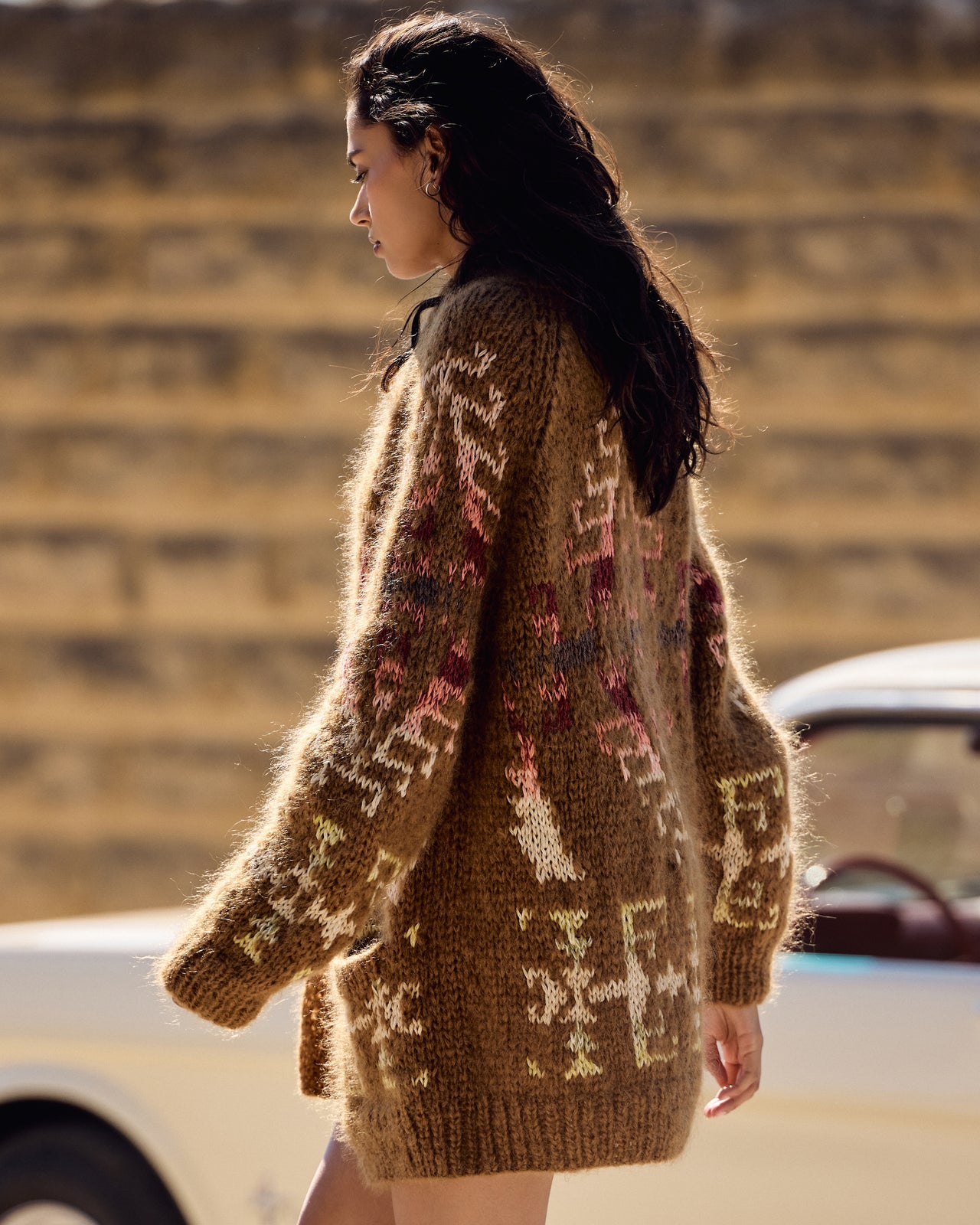 Alita Cardigan - Brown - Image 4