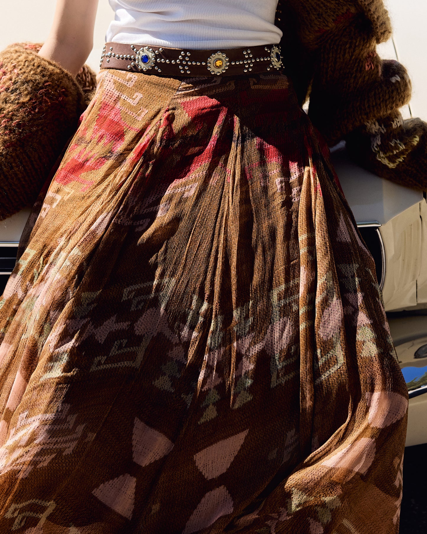 Alma Skirt - Brown