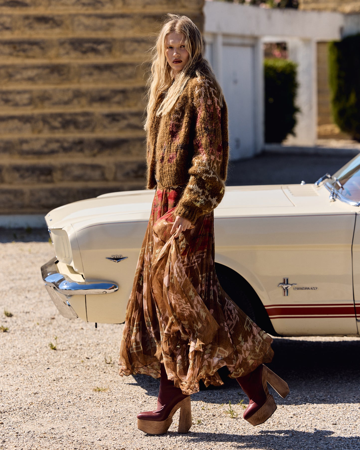 Alma Skirt - Brown