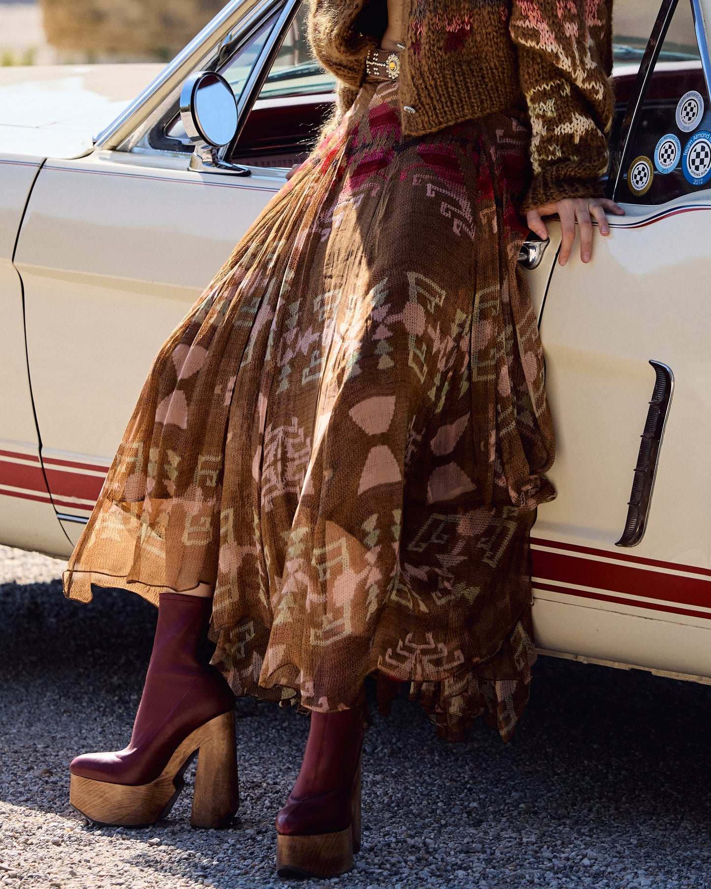 Alma Skirt - Brown