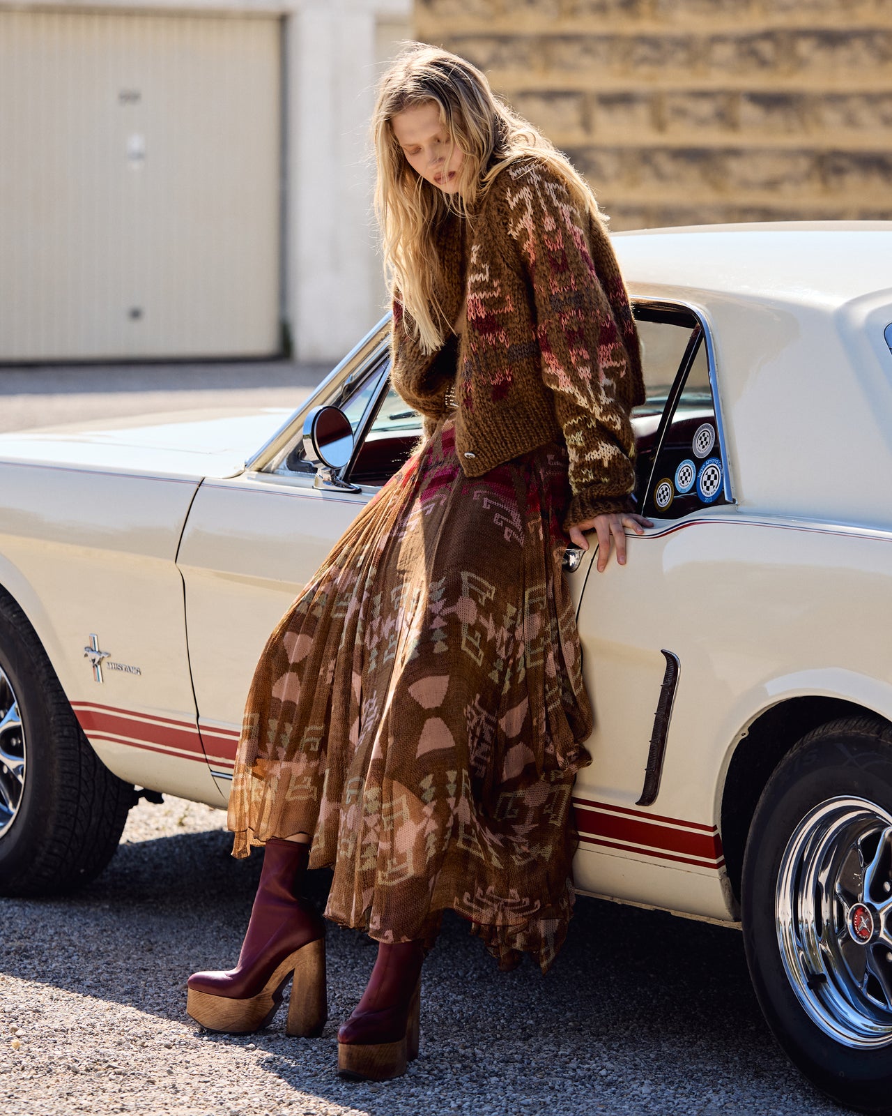 Alma Skirt - Brown - Image 9