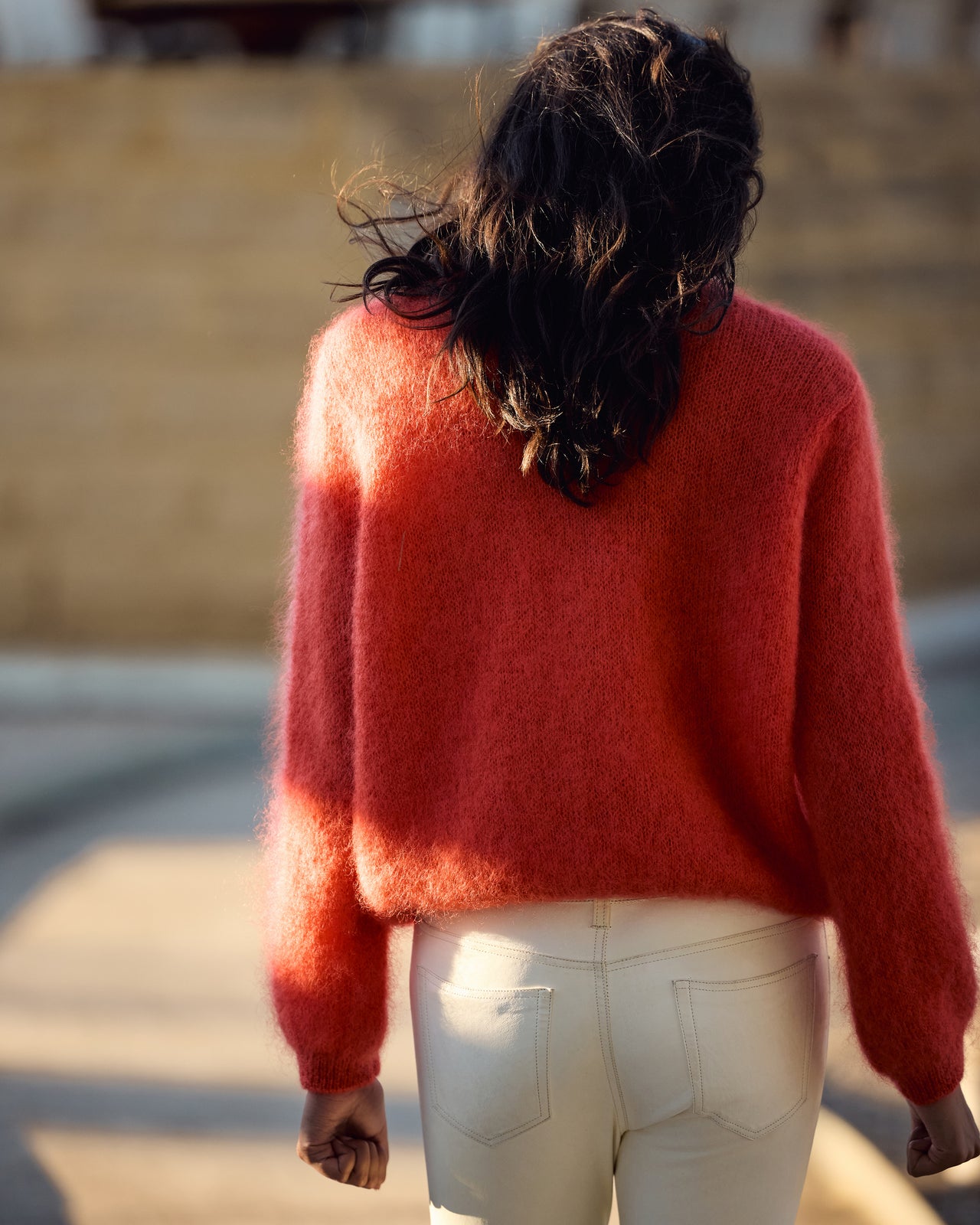 Bluff Cardigan - Coral - Image 7