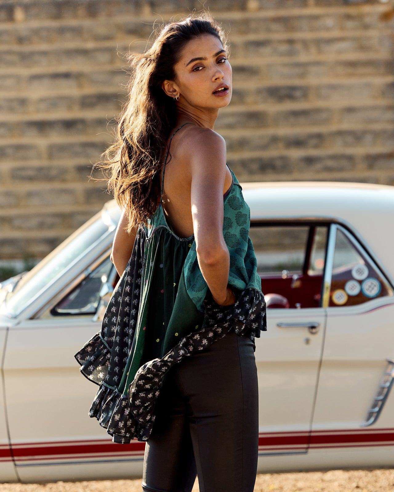 Cally Caraco - Turquoise - Image 1