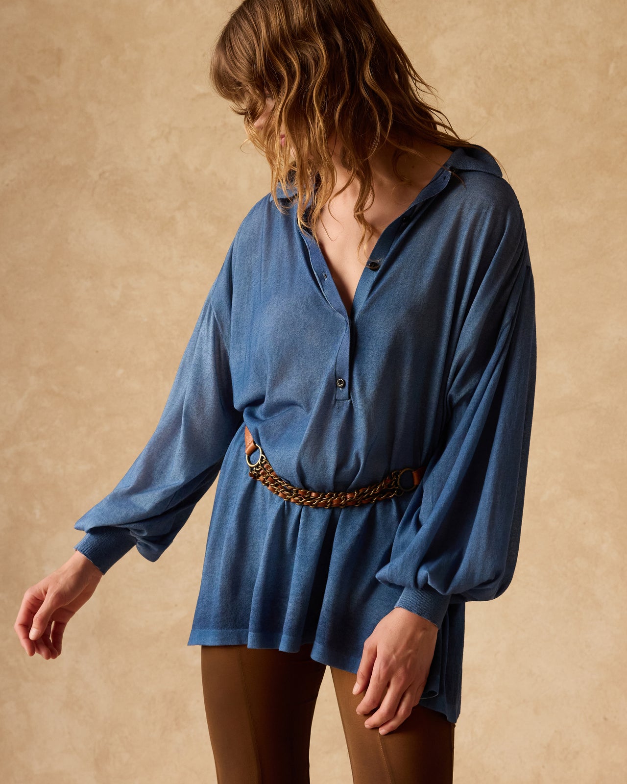 Dou Sweater - Blue - Image 4