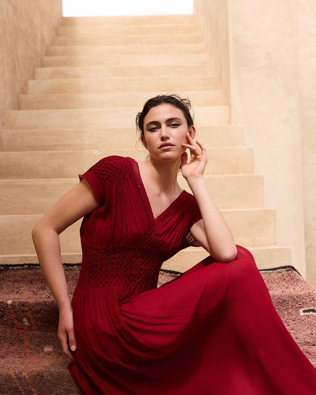 Robe Emira - Rouge - Image 1