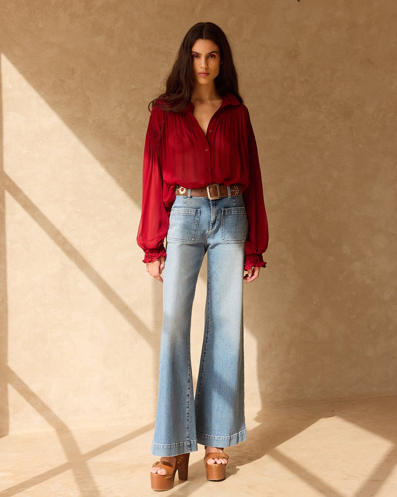Blouse Esmeralda - Rouge - Image 8