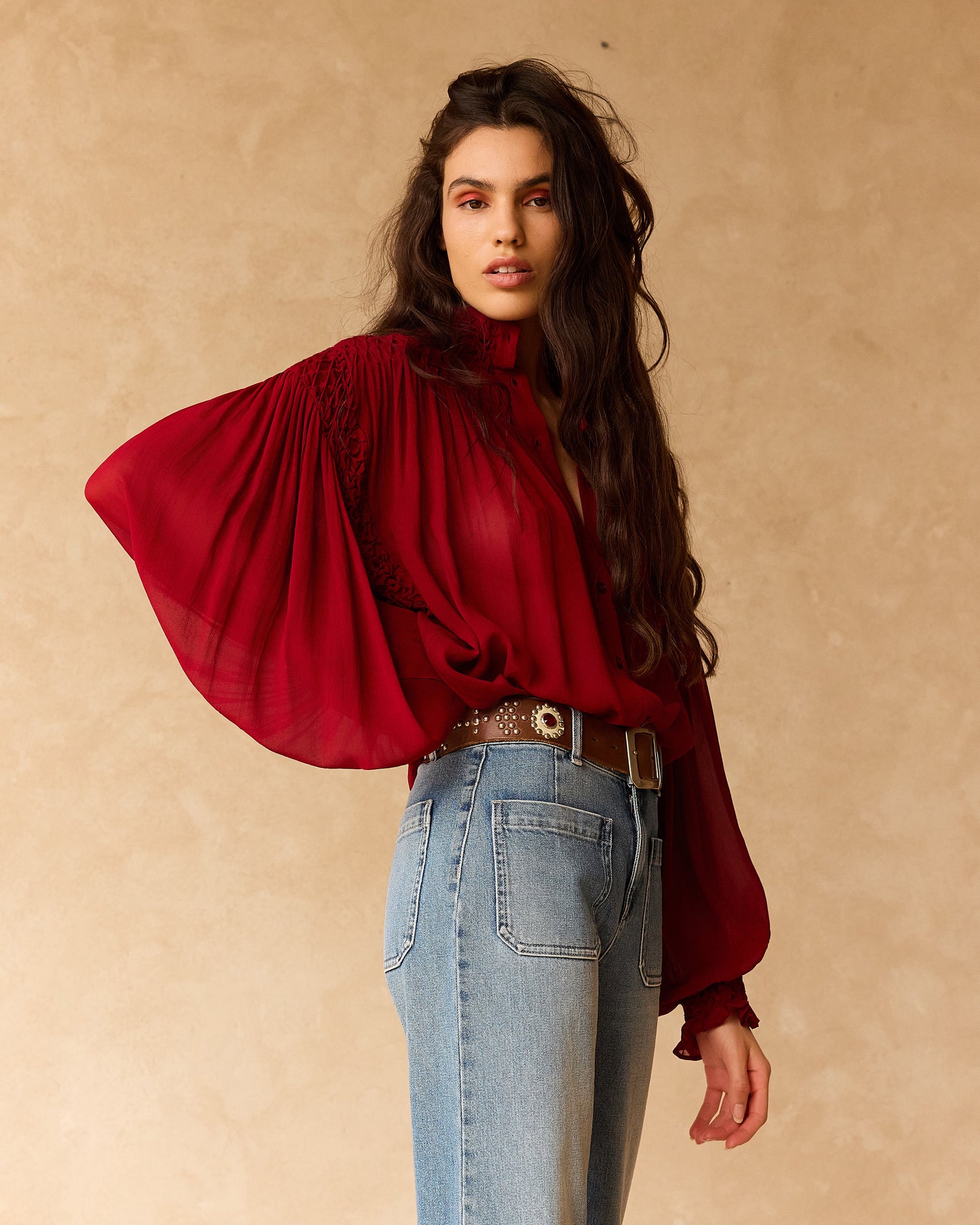 Blouse Esmeralda - Rouge