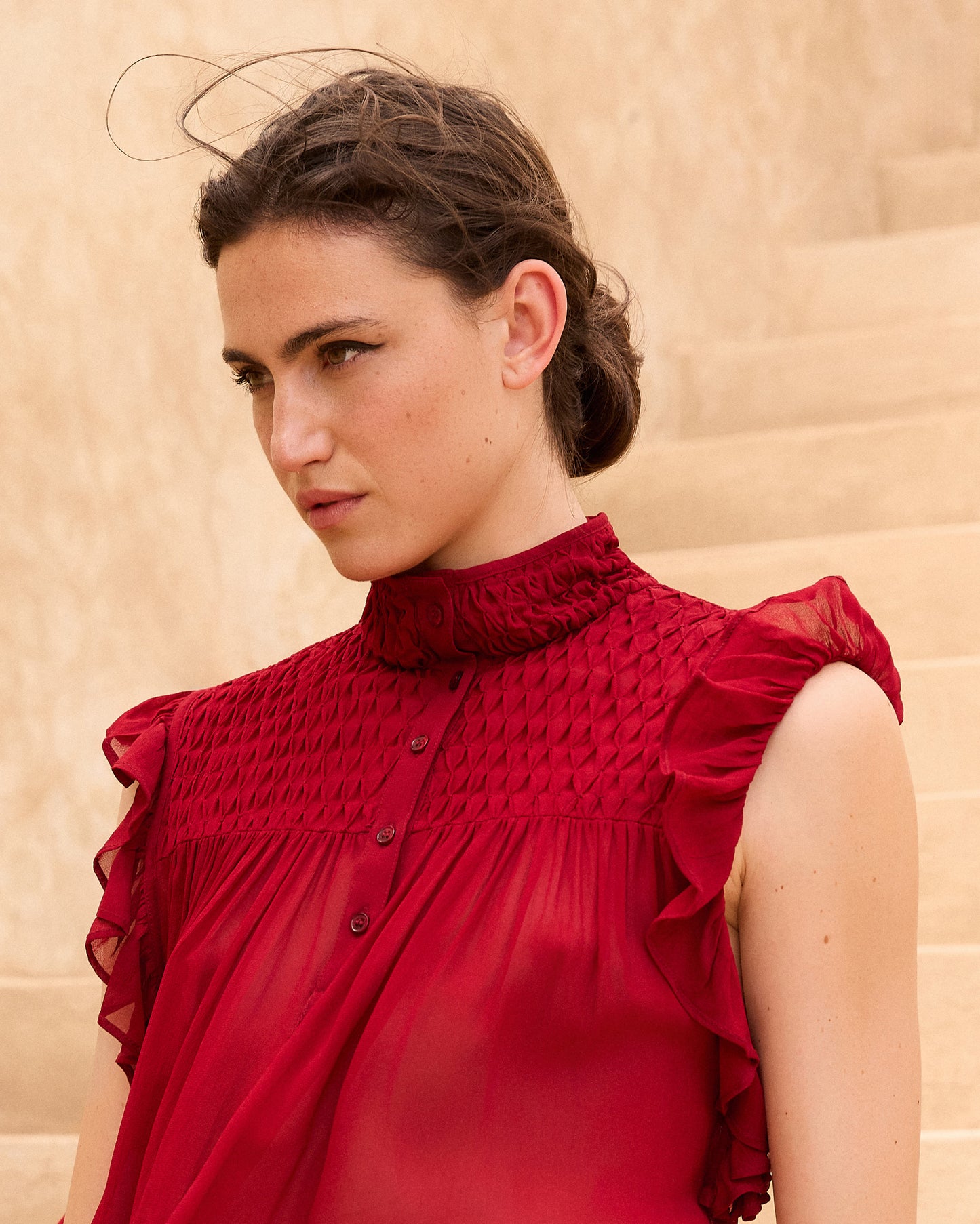 Blouse Esvedra - Rouge