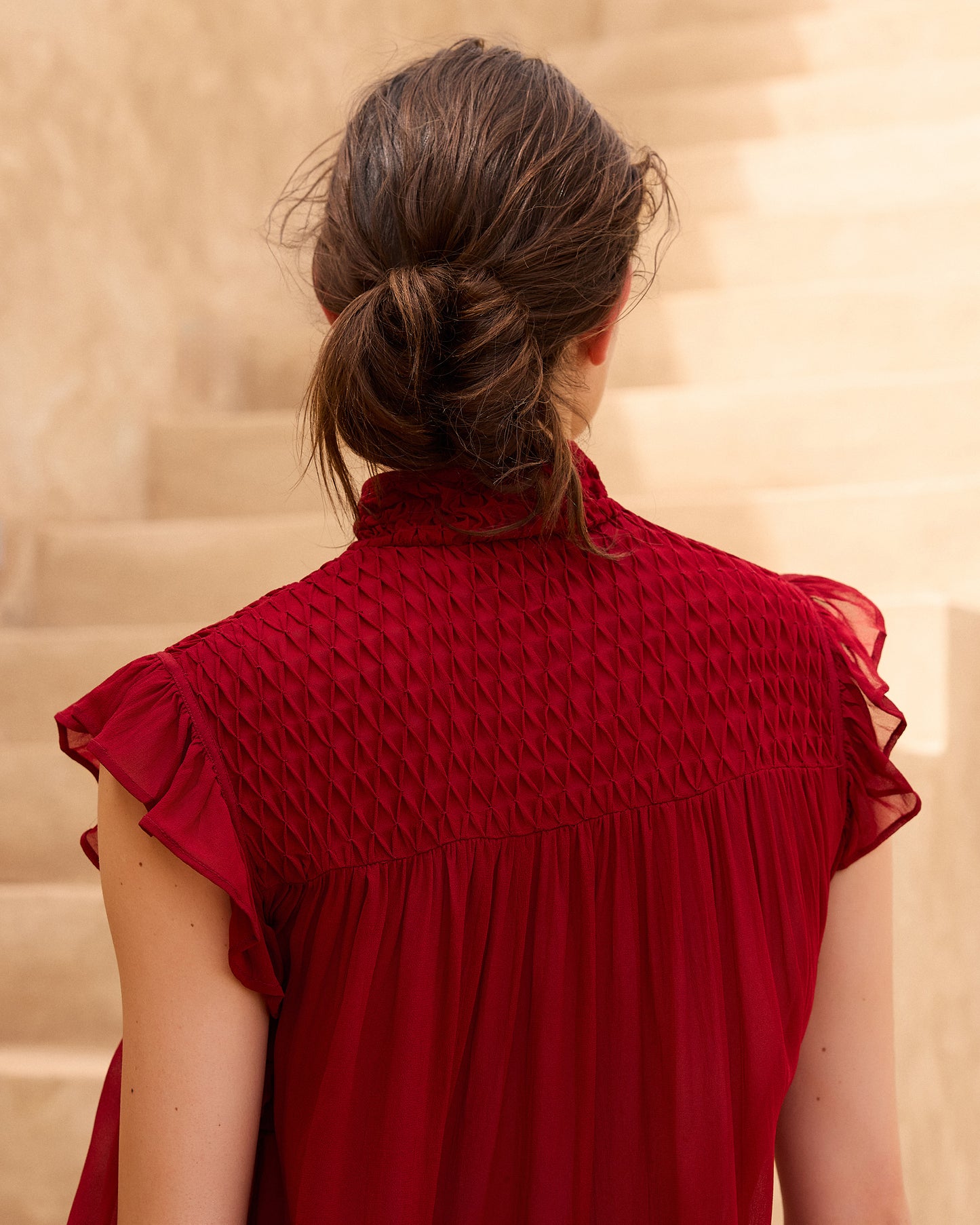 Blouse Esvedra - Rouge