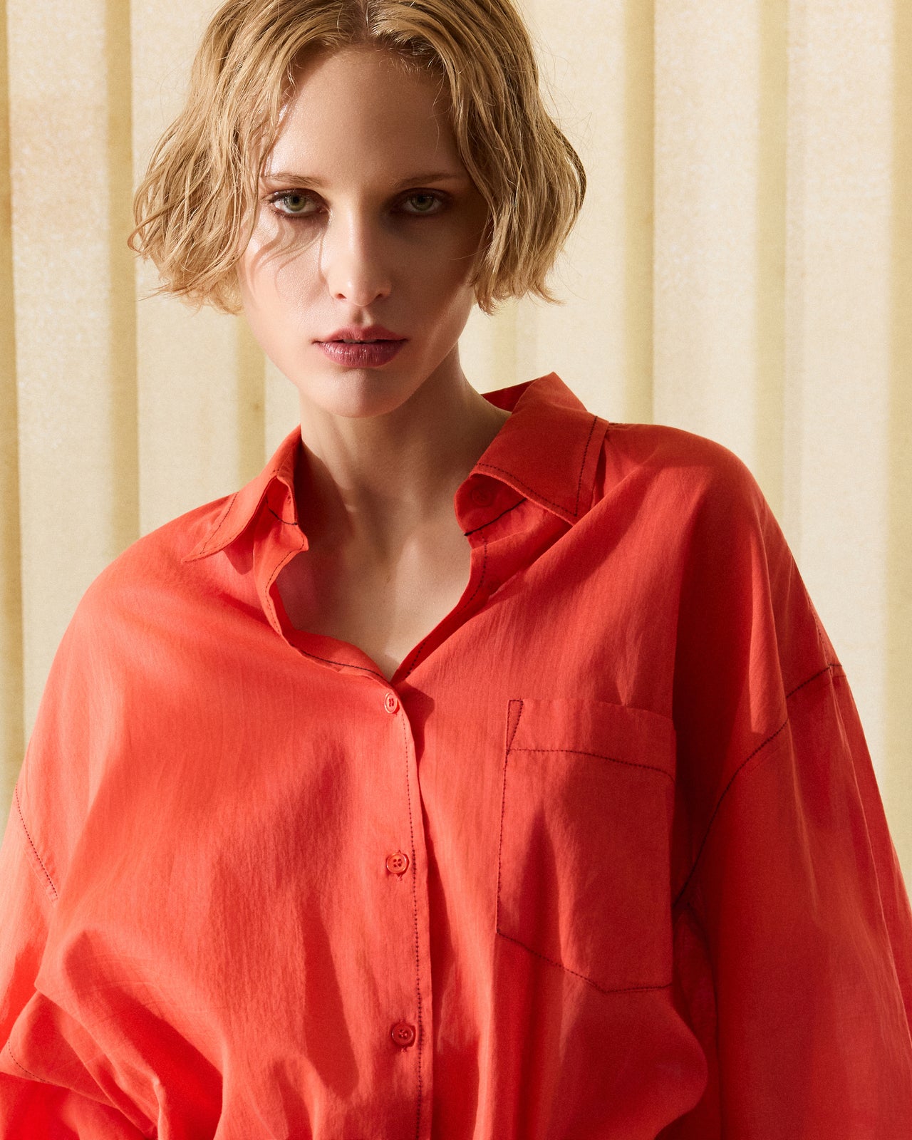 Farsa Shirt - Coral - Image 6