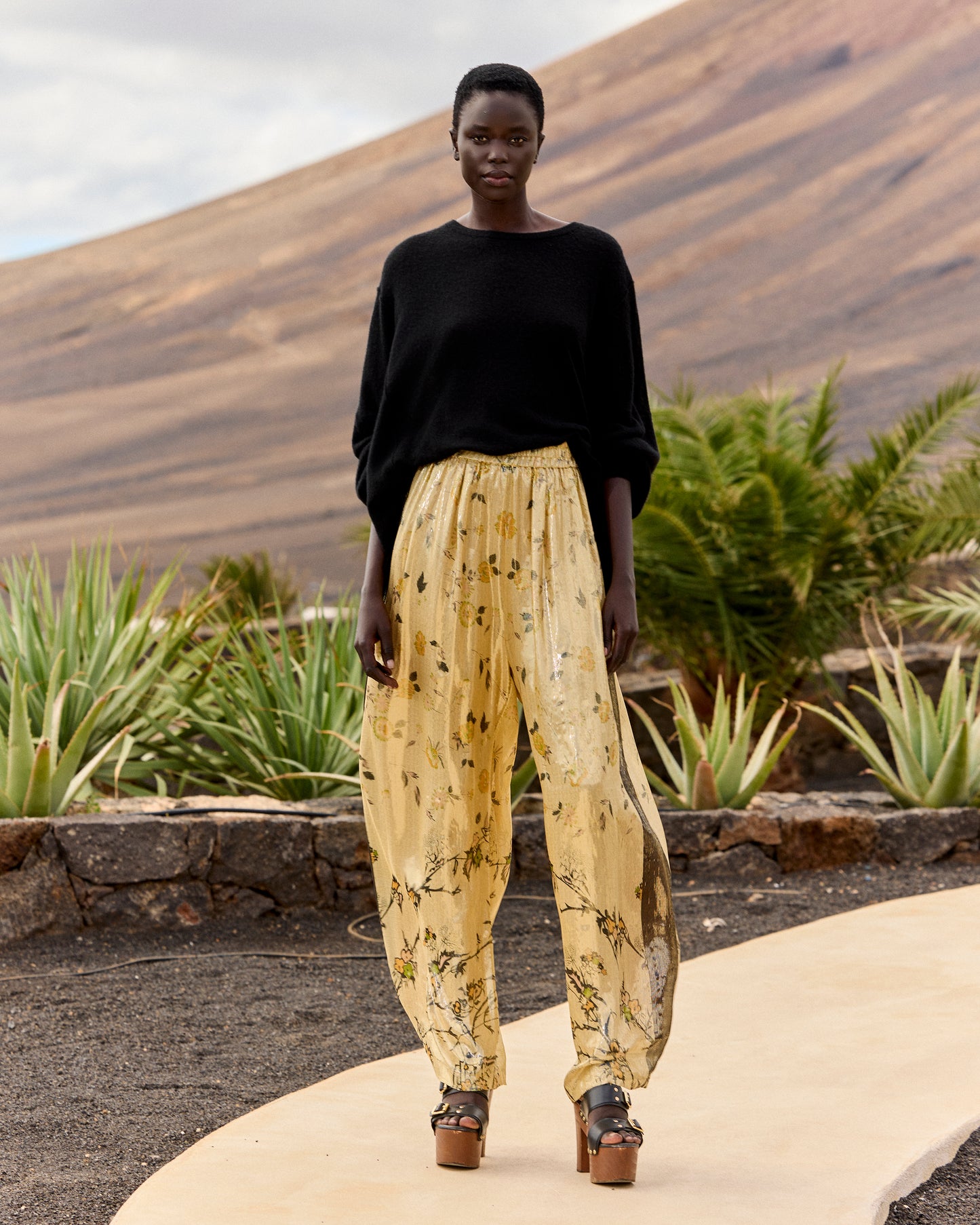 Pantalon Juliette - Jaune