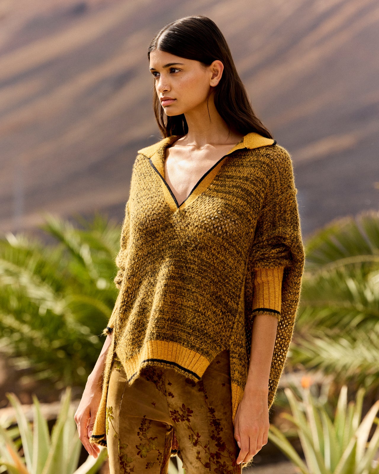 Luria Sweater - Khaki - Image 3