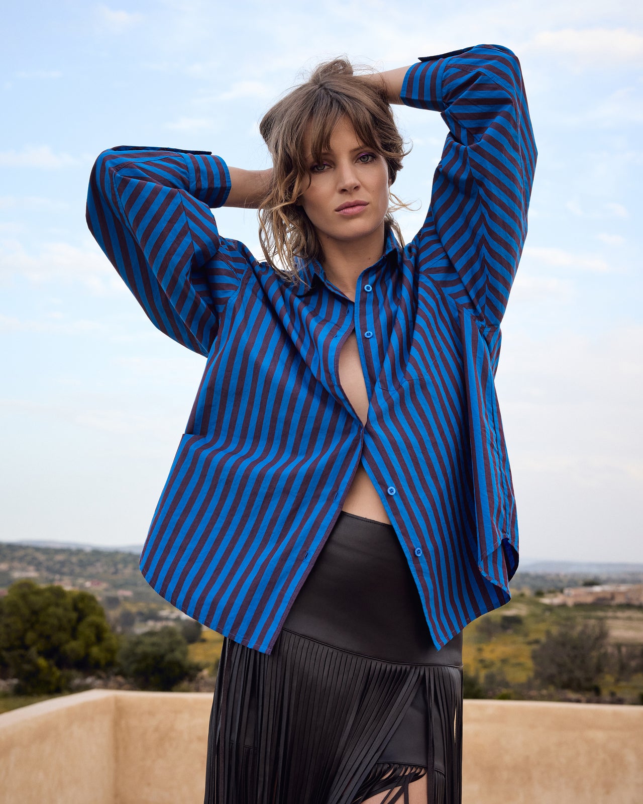 Solcita Shirt - Blue - Image 6