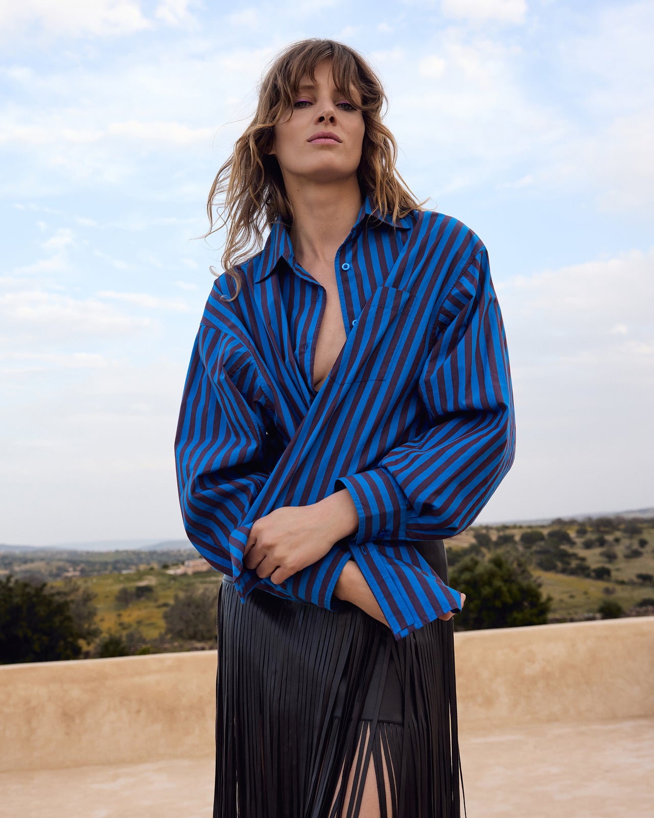 Solcita Shirt - Blue - Image 3