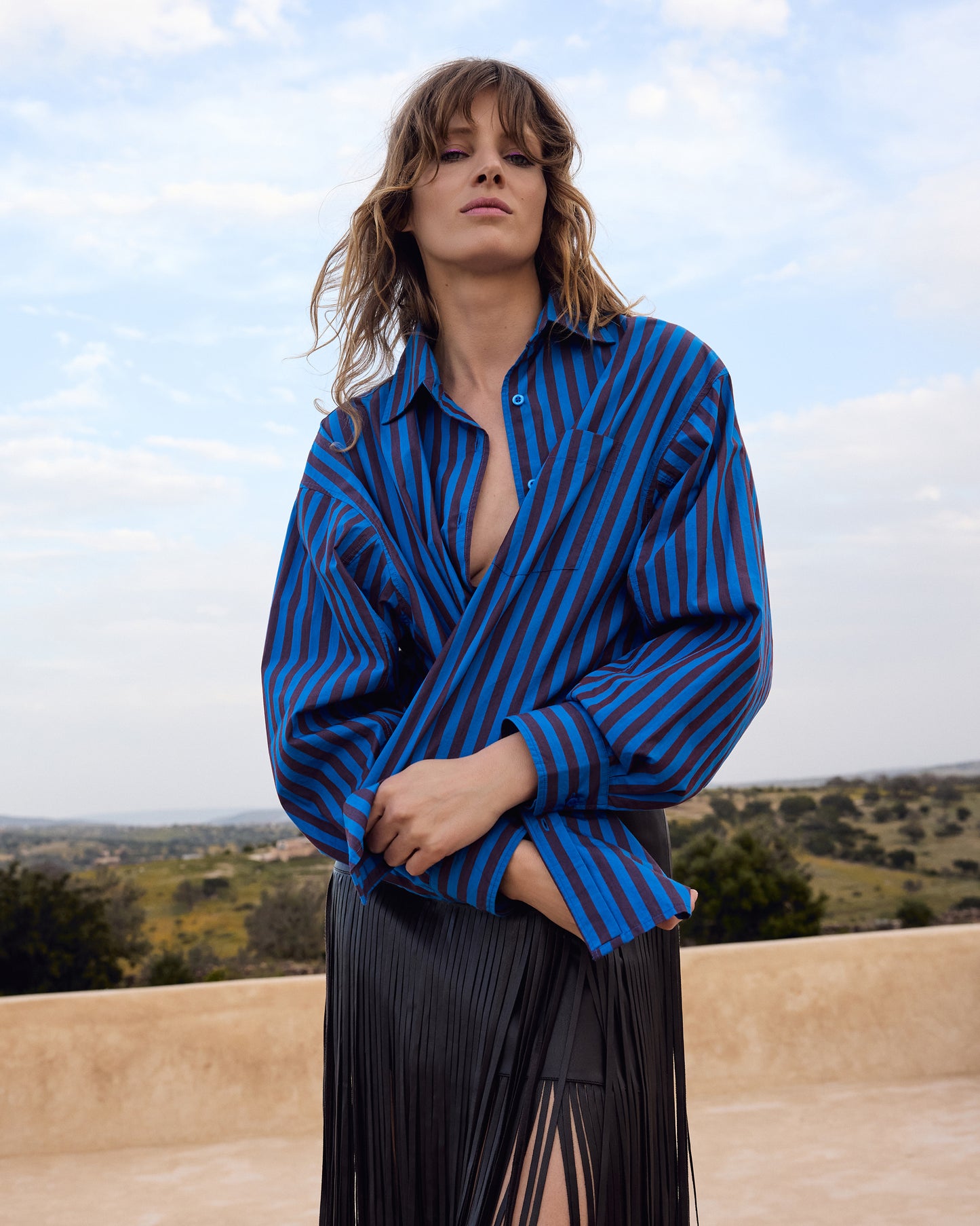 Solcita Shirt - Blue