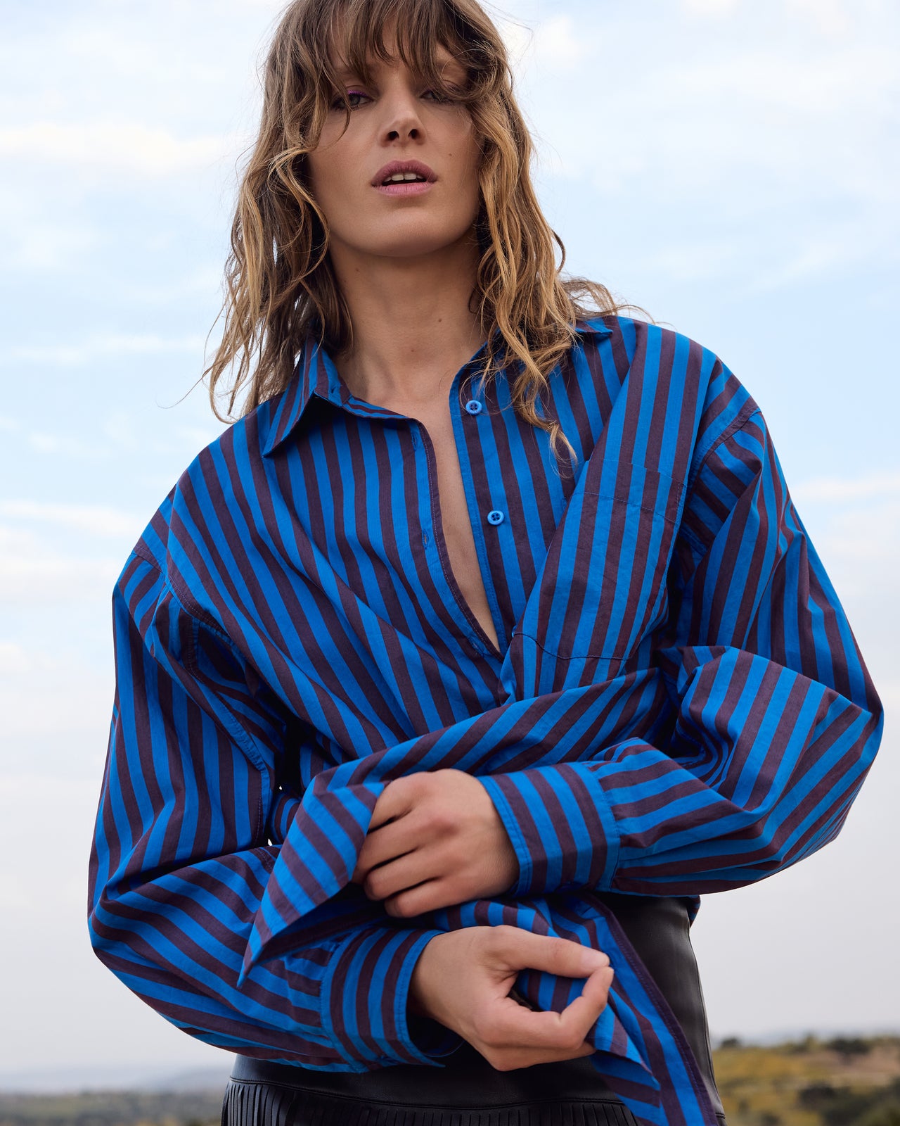 Solcita Shirt - Blue - Image 9