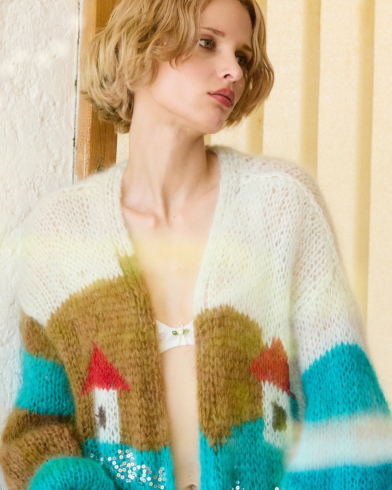 Sting Cardigan - Turquoise - Image 6