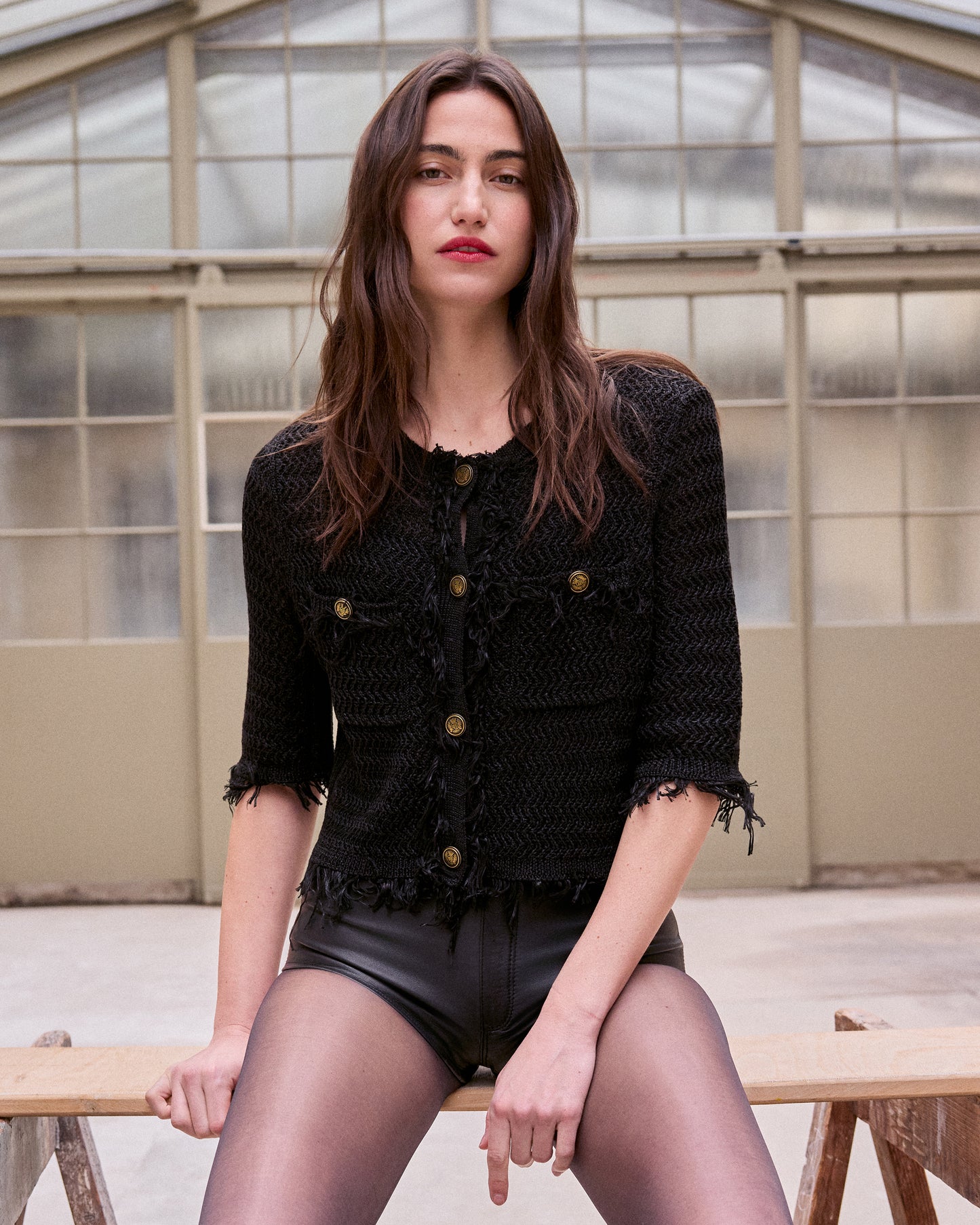 Grafere Cardigan - Black