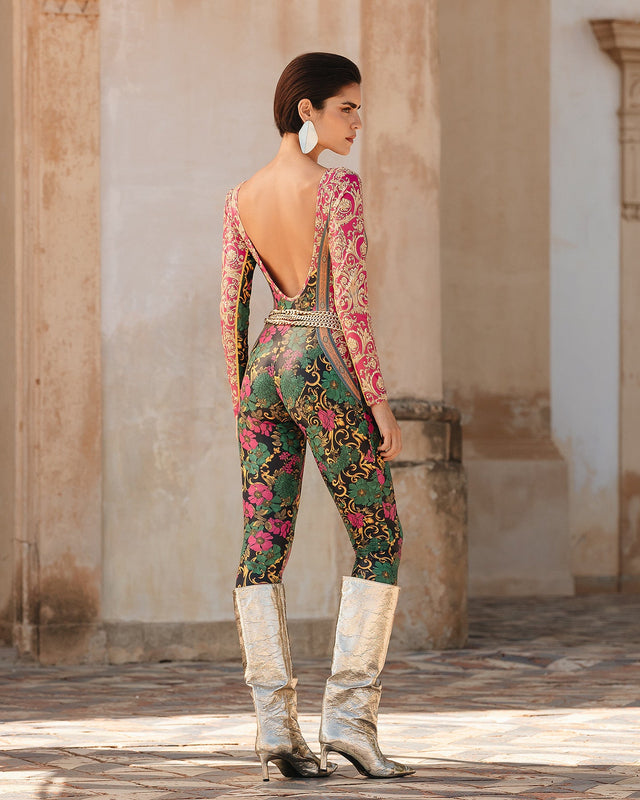 Combinaison pantalon imprimé glacé - Maillots de bain Mes Demoiselles - Image 3