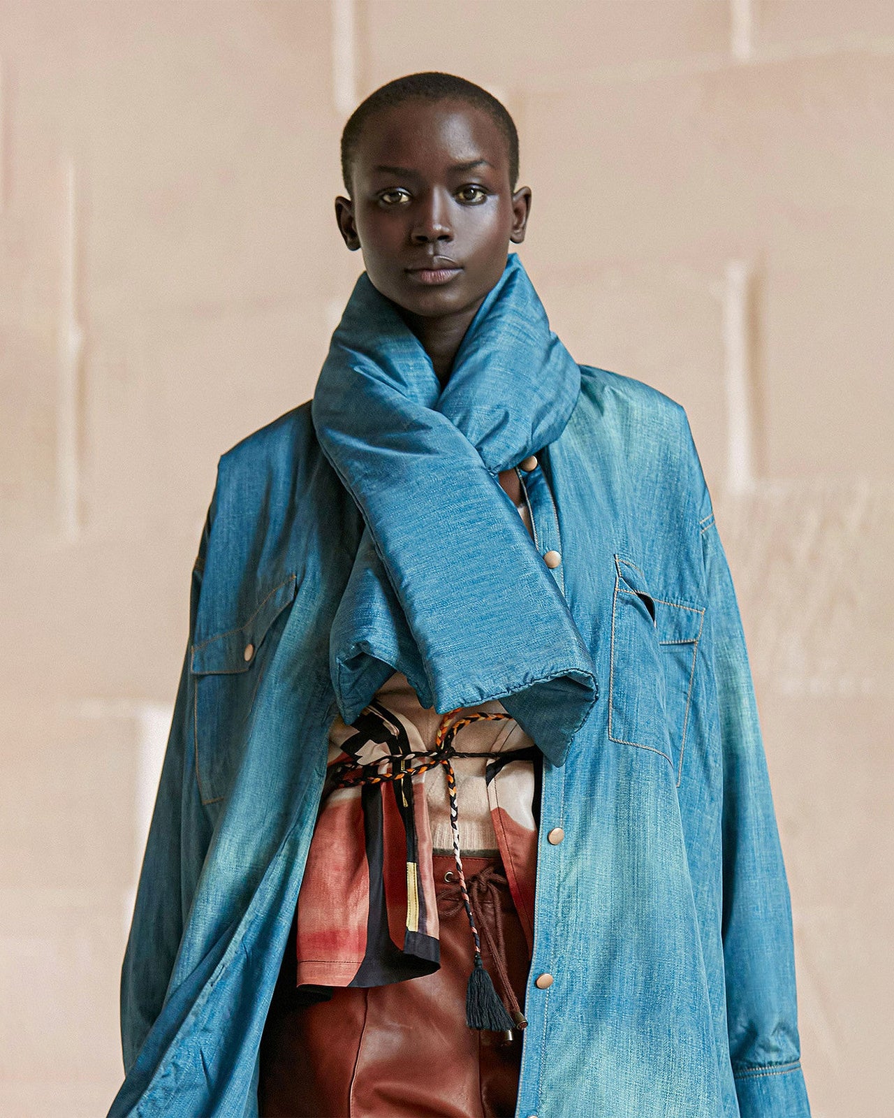 Écharpe Drench  Denim | Mes Demoiselles Paris - Image 3