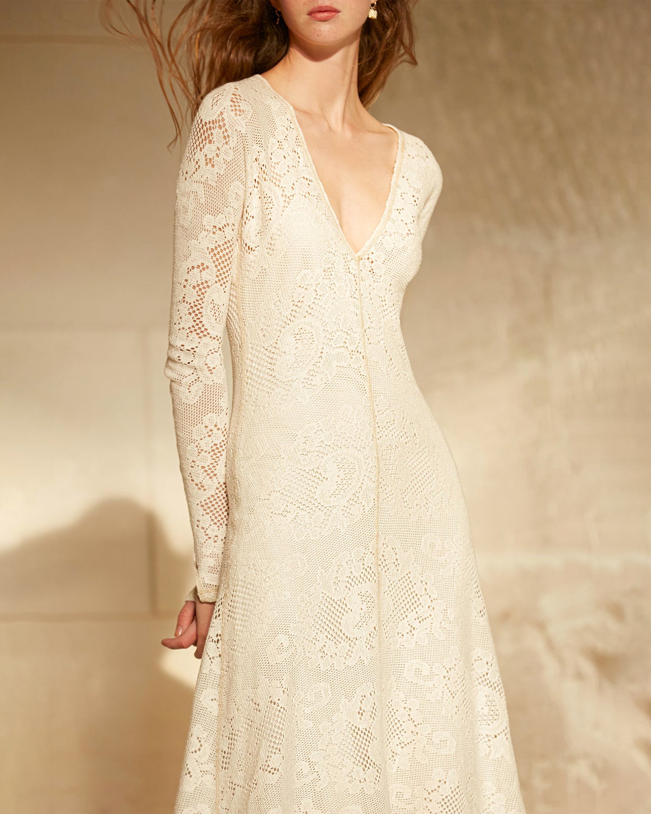 Robe Fantiana - Écru - Image 4