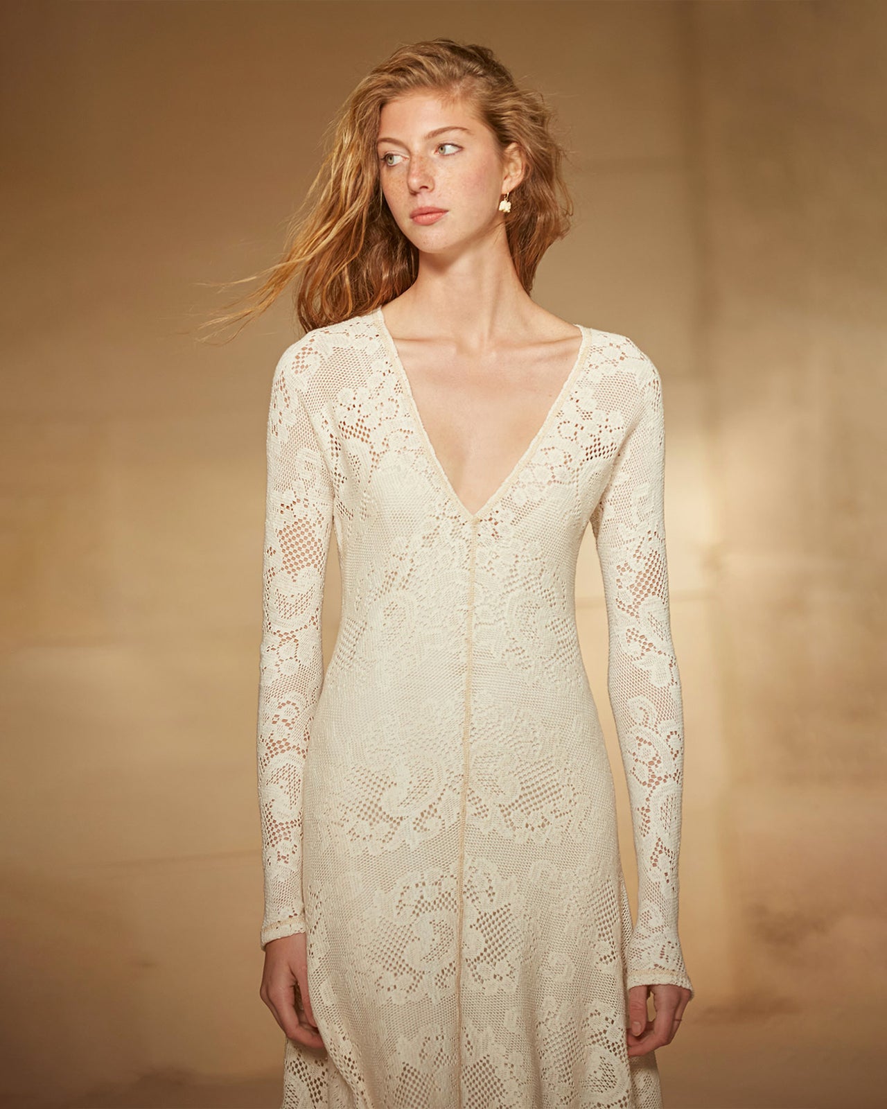 Robe Fantiana - Écru - Image 3