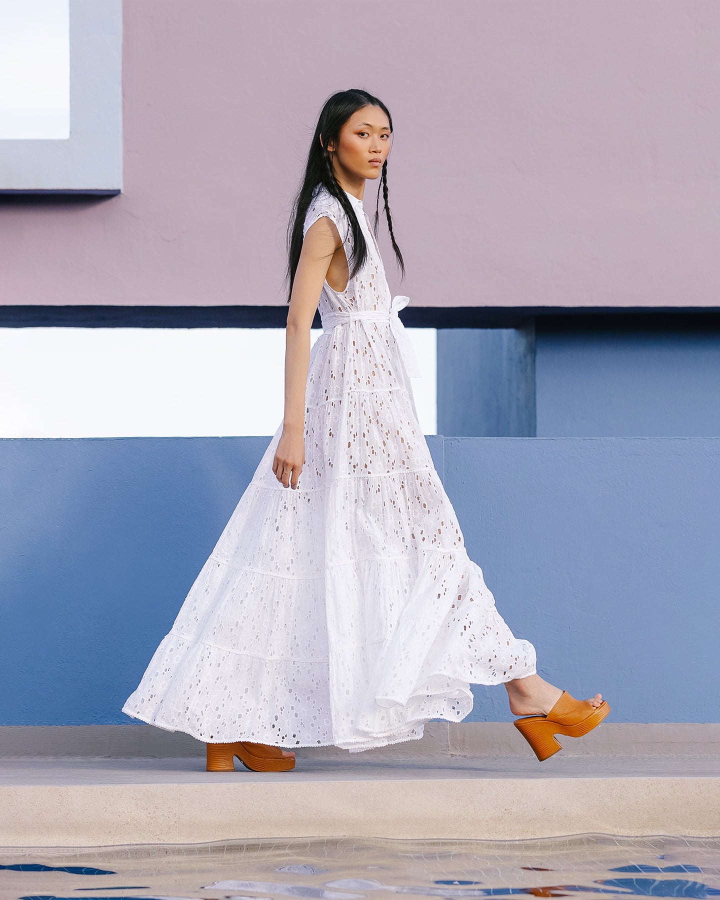 Lacroix Dress - White
