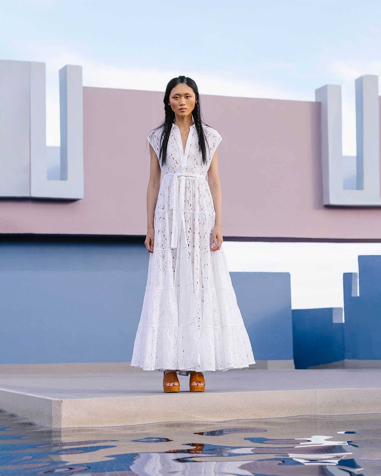 Lacroix Dress - White