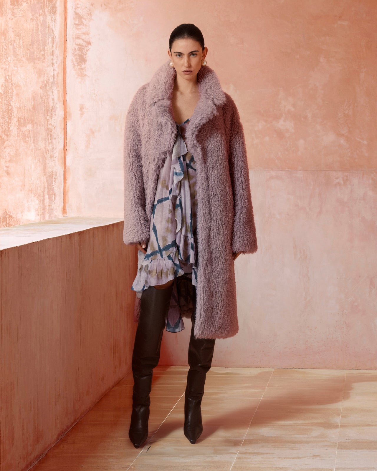 Manteau Jasmin - Rose - Image 3