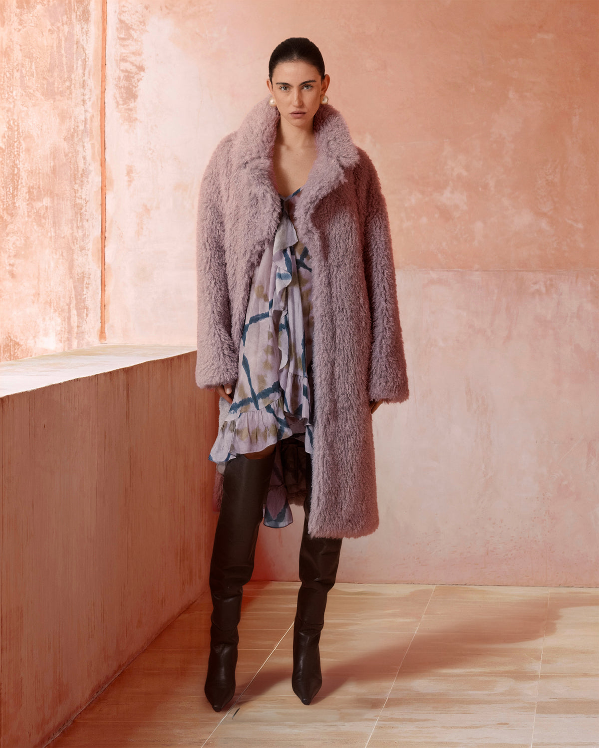 Manteau Jasmin - Rose