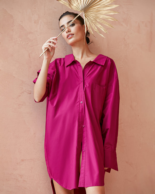 Chemise Martin - Fuchsia - Image 2