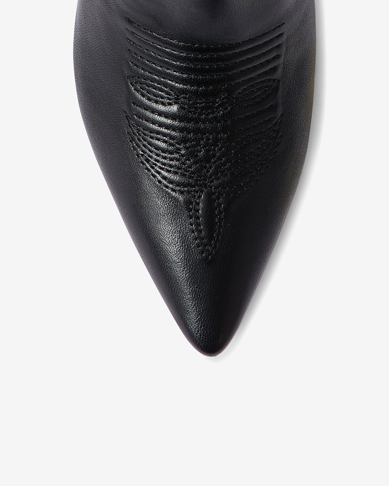 Chaussures Holly - Noir : Bottines western en cuir noir Mes Demoiselles - Image 4