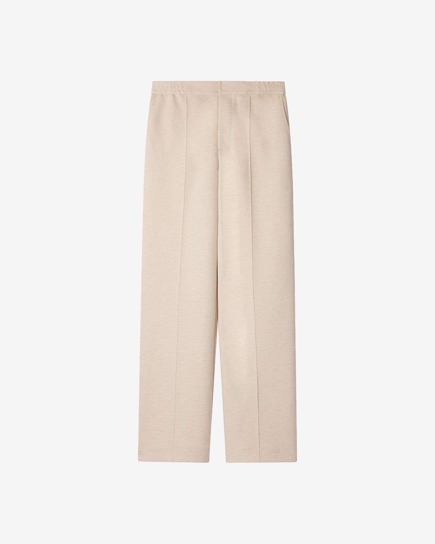 Pantalon Marchive - Beige : Pantalon jogging en milano chiné beige Mes Demoiselles