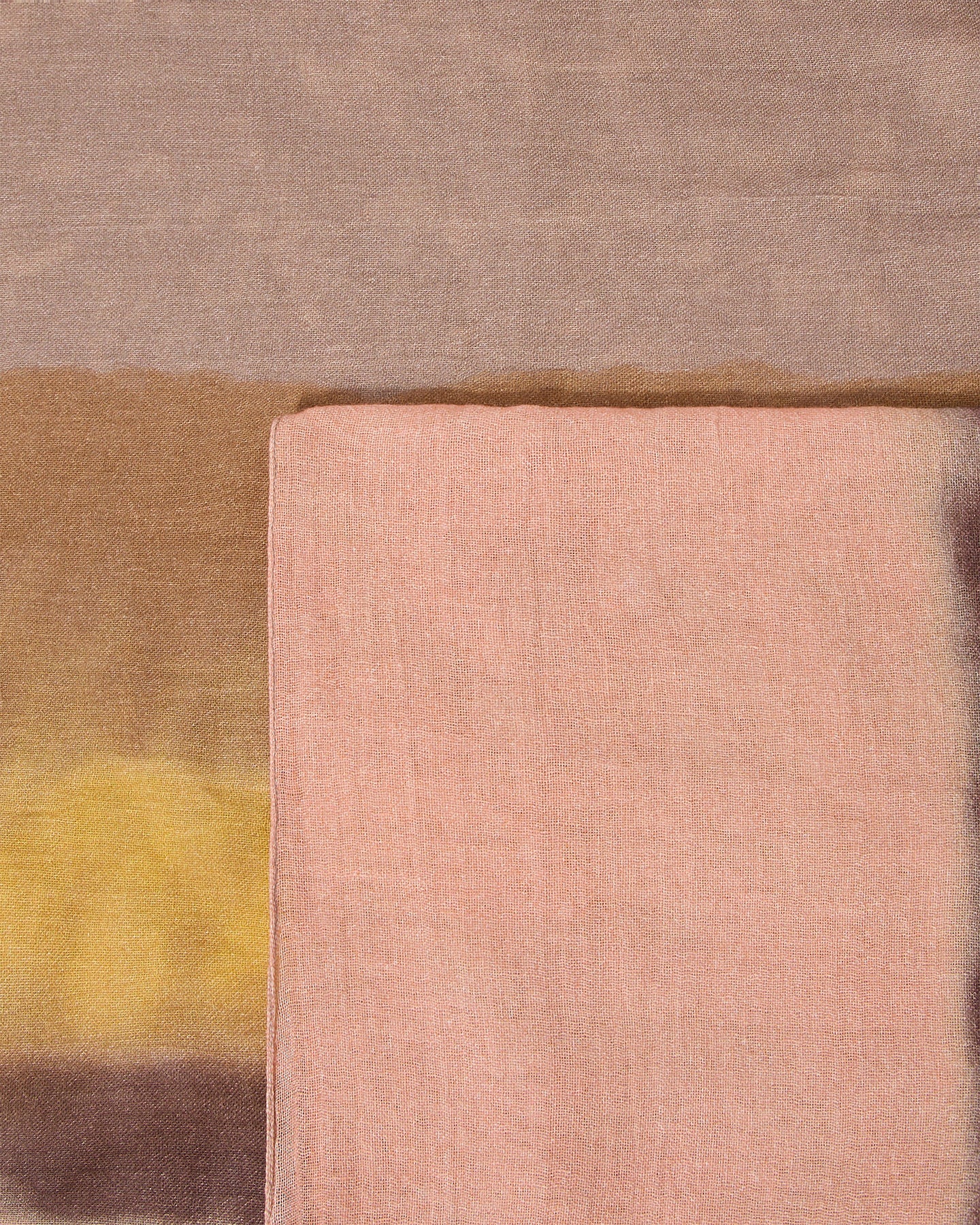 Foulard en coton multicolore jaune et rose - Accessoires Mes Demoiselles