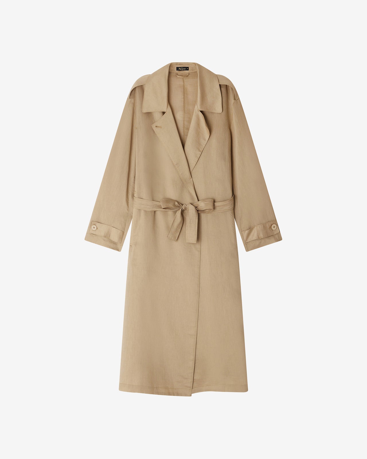 Manteau Soleil - Marron : Manteau imper beige léger et élégant Mes Demoiselles - Image 6