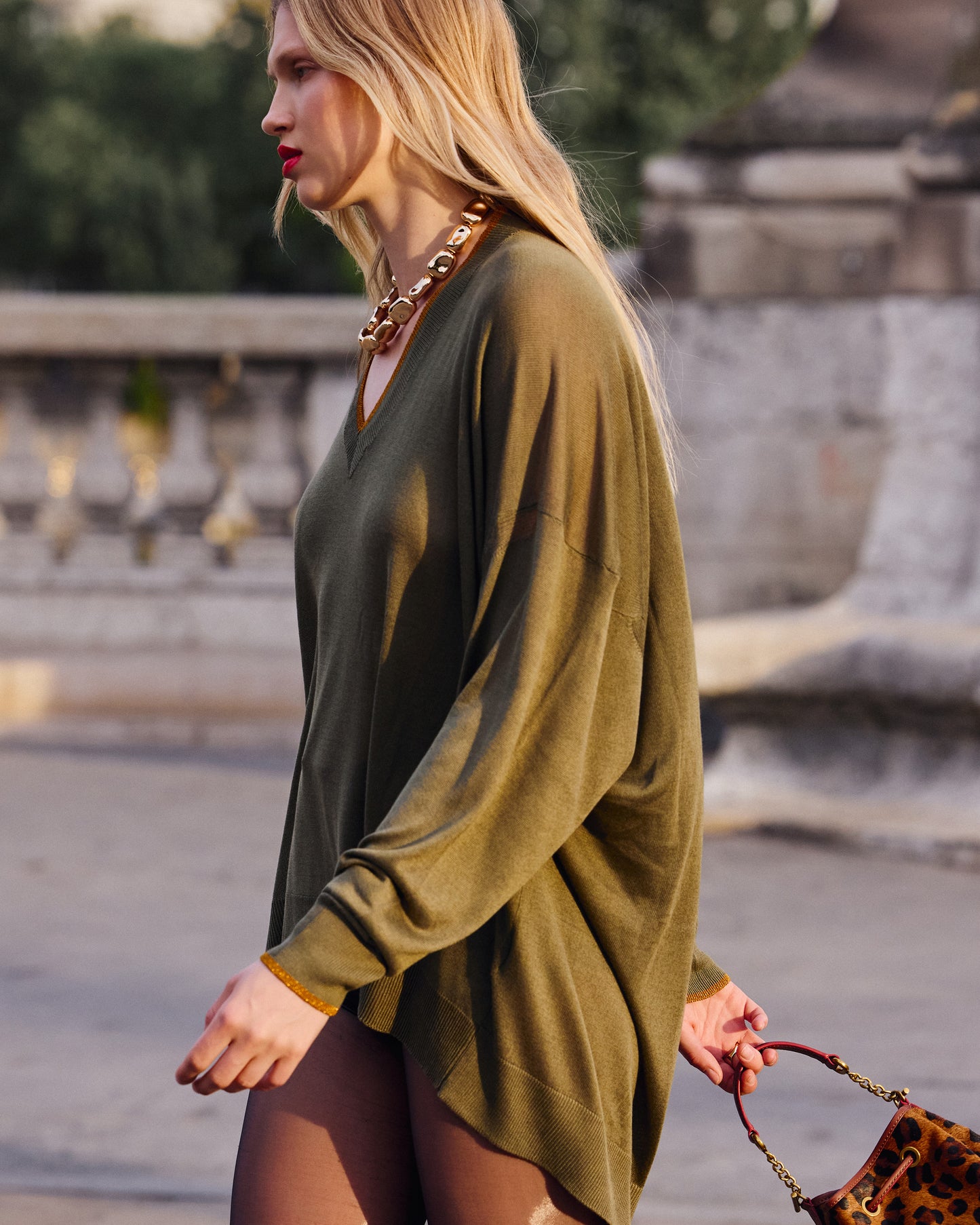 Moonie Sweater - Khaki