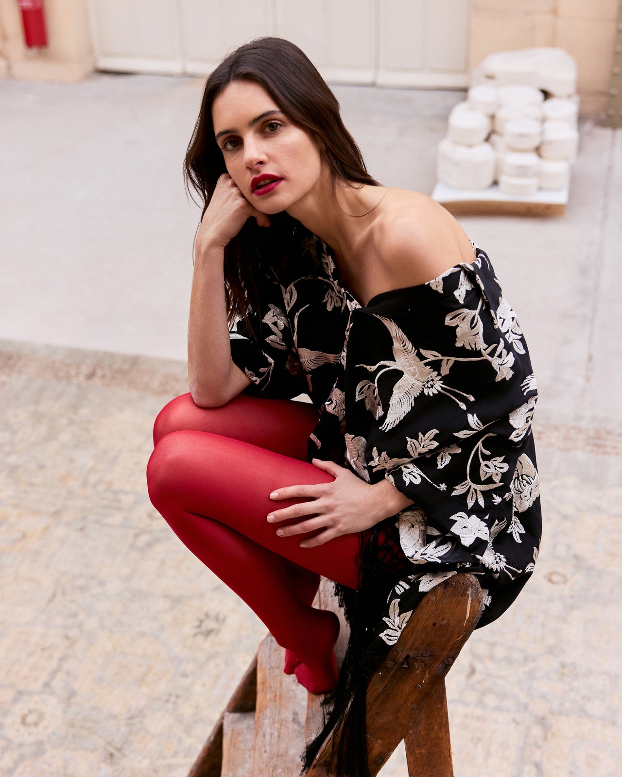 Poncho Franny - Noir - Image 9