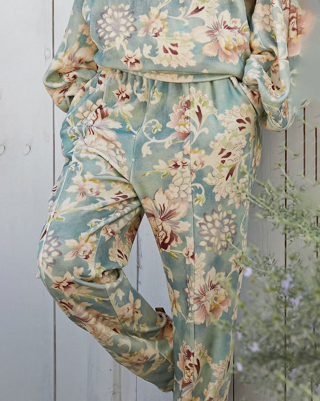 Pantalon Kaana  Imprimé aqua | Mes Demoiselles Paris - Image 2