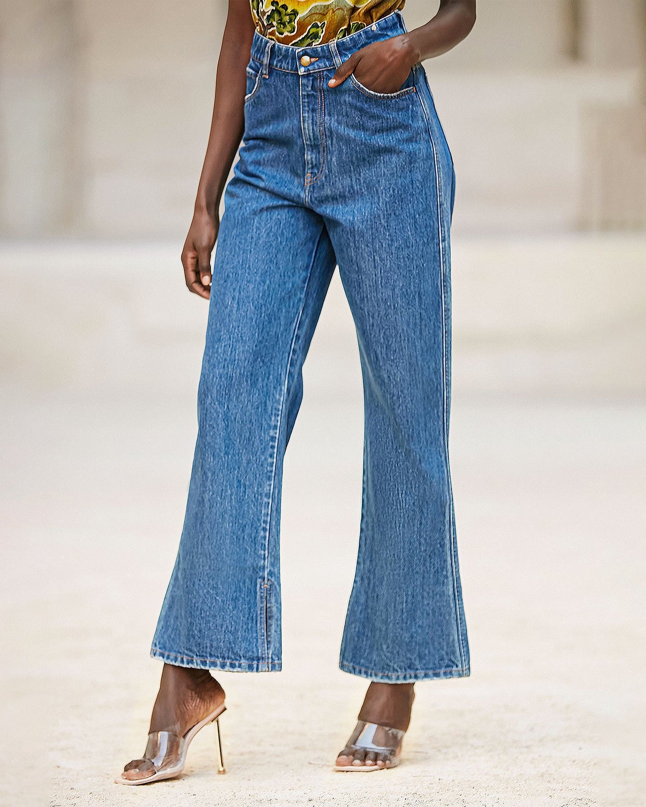 Pantalon Mes stylish  Indigo | Mes Demoiselles Paris - Image 2