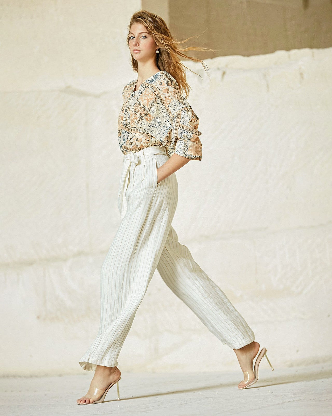 Pantalon Moricone  Ecru | Mes Demoiselles Paris - Image 5