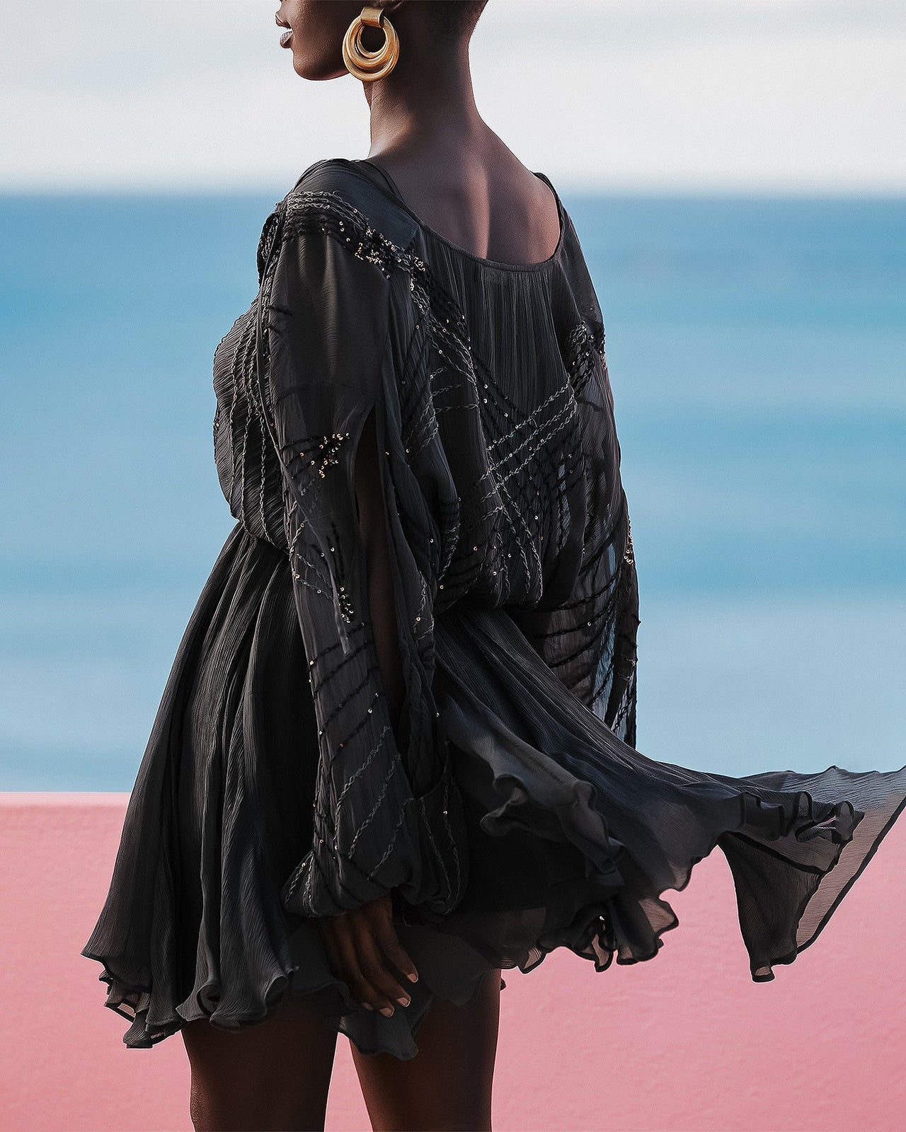 Robe Anna  Noir | Mes Demoiselles Paris - Image 5
