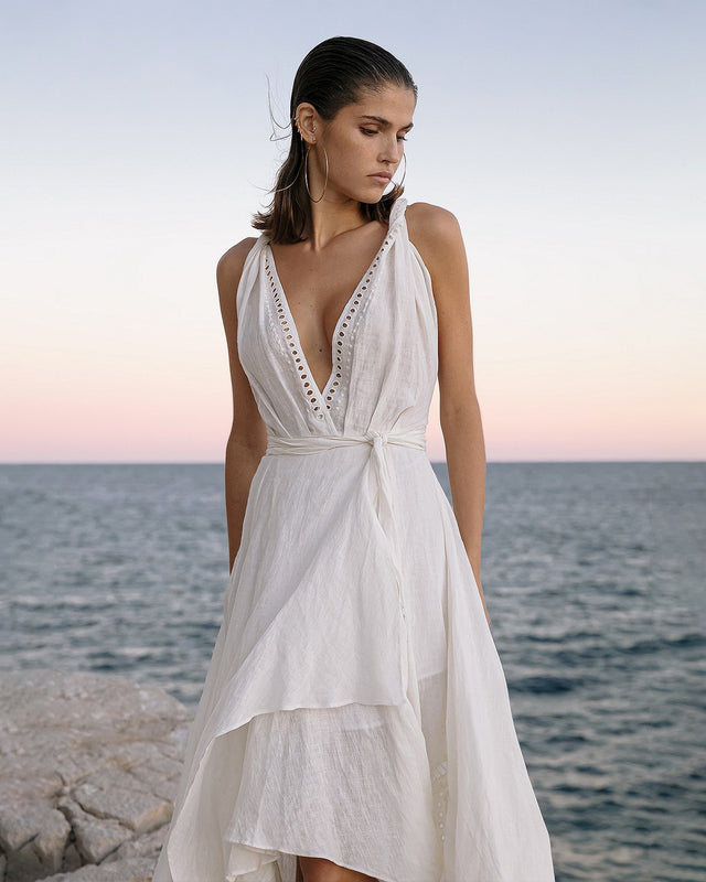 Robe Doperni  Blanc | Mes Demoiselles Paris - Image 3