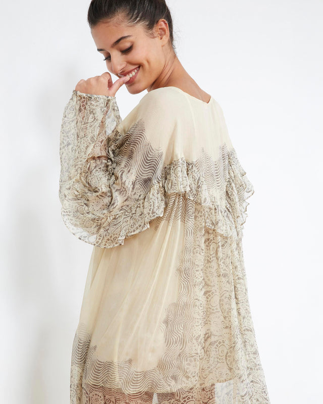 Robe Lamour  Ecru | Mes Demoiselles Paris - Image 3