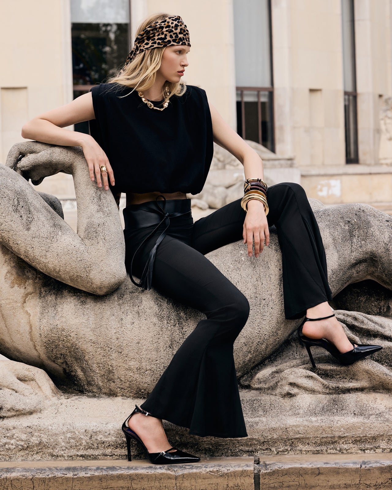 Pantalon Seventys - Charbon - Image 8